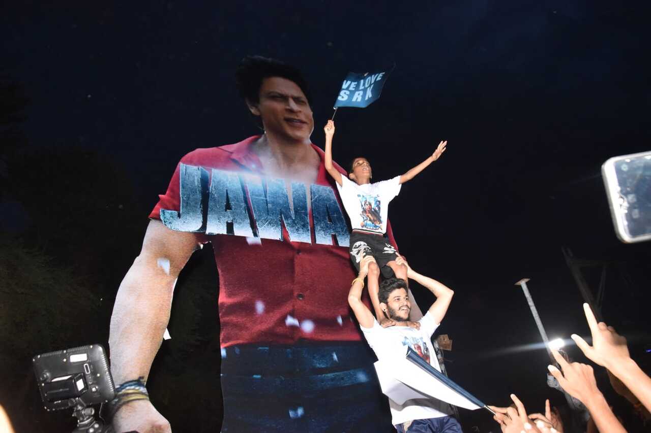 Celebrations at Gaiety Galaxy started early in the morning